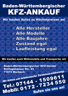 Baden-Württembergischer KFZ-HANDEL